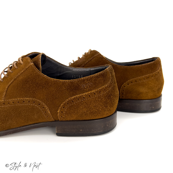 Hugo Boss Brosion S Oxford Dress Shoes Wingtip Brown Preppy Men\'s Size 9 main image 5